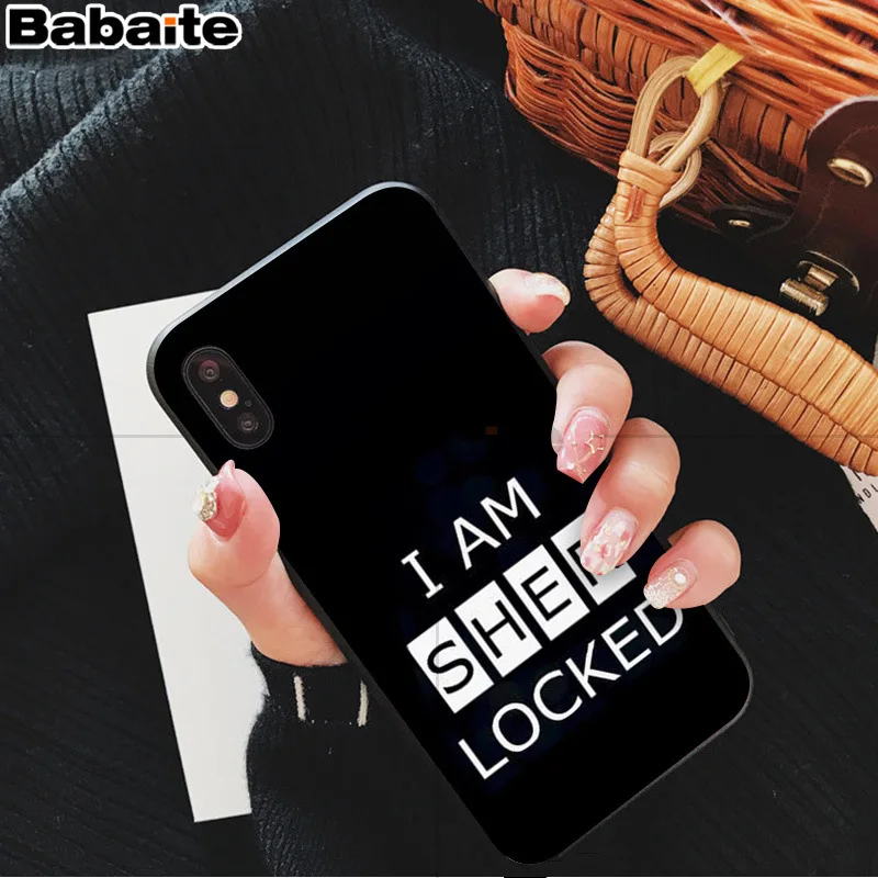 Babaite 221B Шерлок Холмс Новинка чехол для телефона Fundas чехол для iPhone X XS MAX 6 6s 7 7plus 8 8Plus 5 5S SE XR