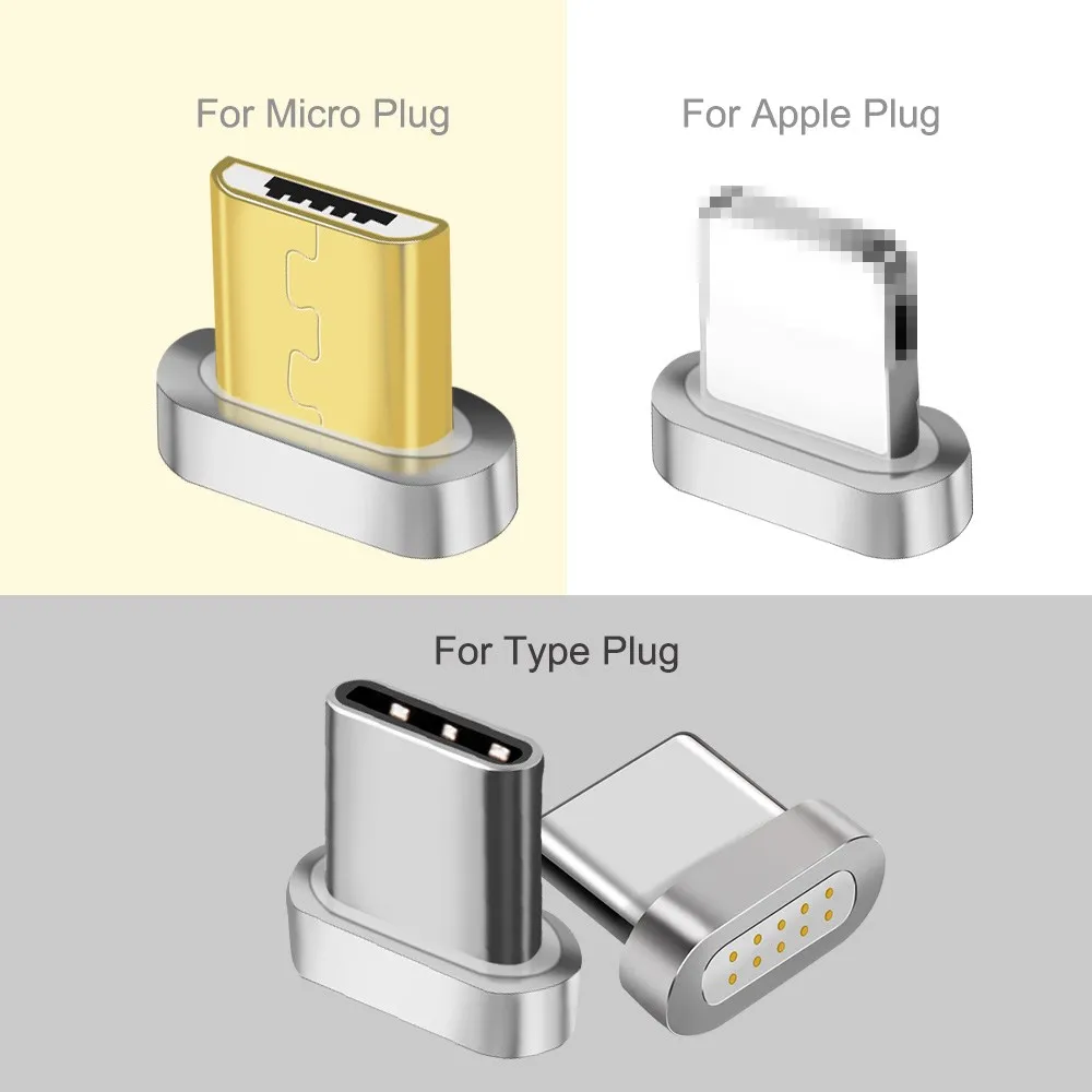 Магнитный адаптер передачи для Micro usb type C разъем магнитный USB IOS AndroidUSB-C |