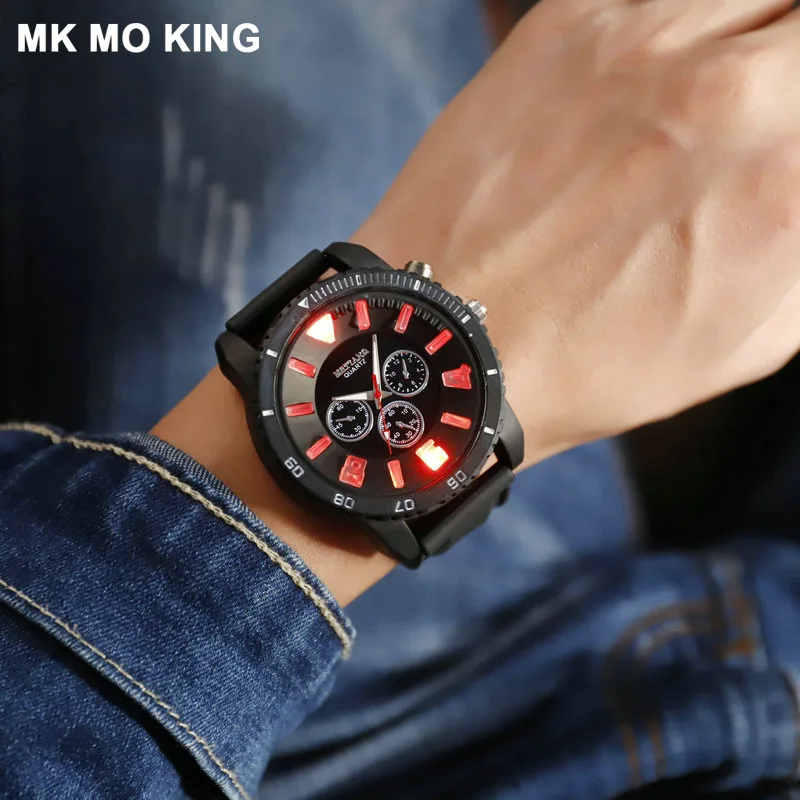 Новинка 2019 парные часы с подсветкой кварцевые для мужчин и женщин повседневные