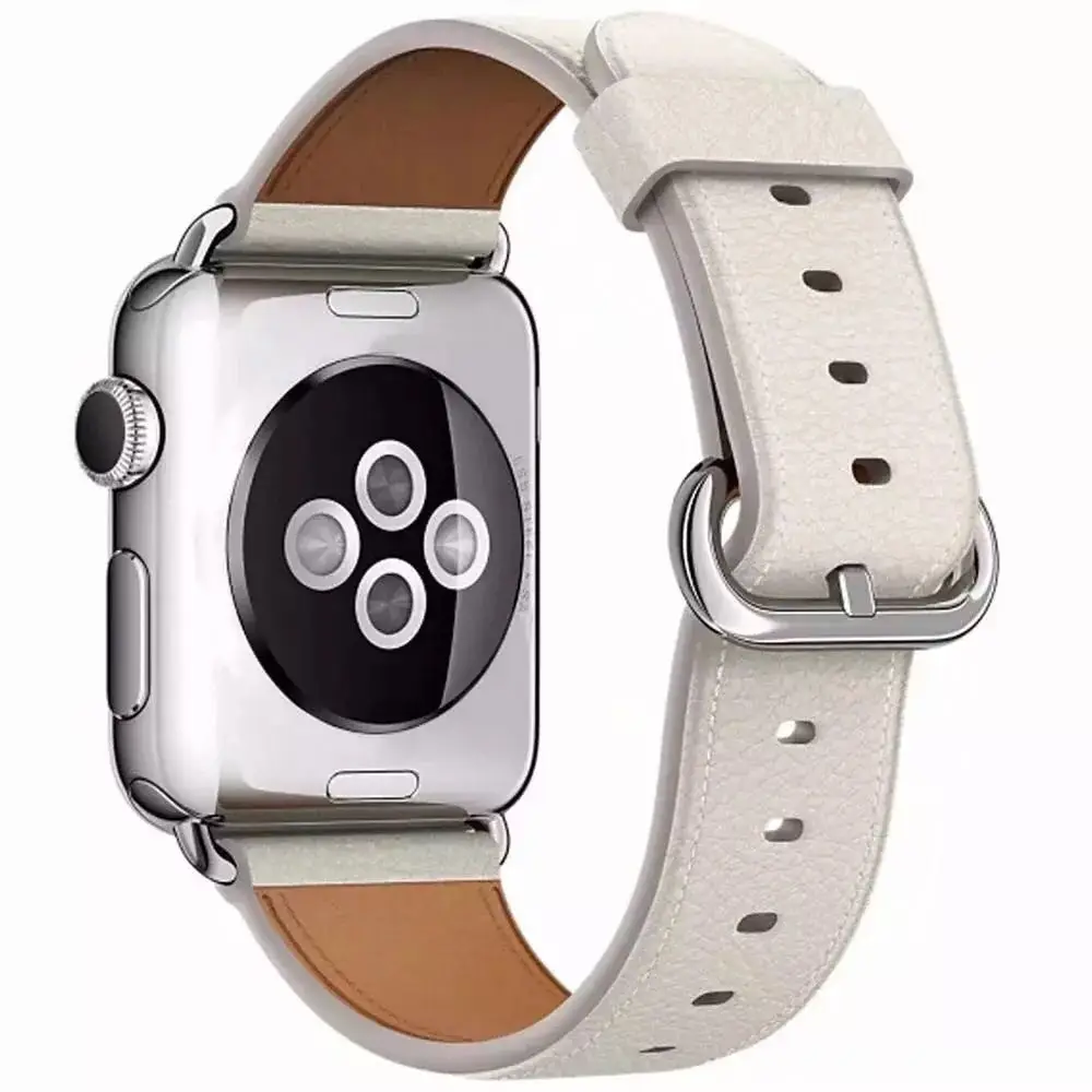 JMUSIWB 8 расцветок Лидер продаж кожаный ремешок для наручных часов Apple Watch серии 3/2/1