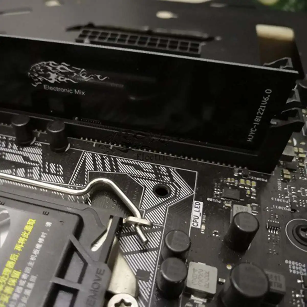 Оперативная память Пылезащитная плата совместима с DDR3/DDR4 модификация памяти свет бар аксессуар для ПК компьютера