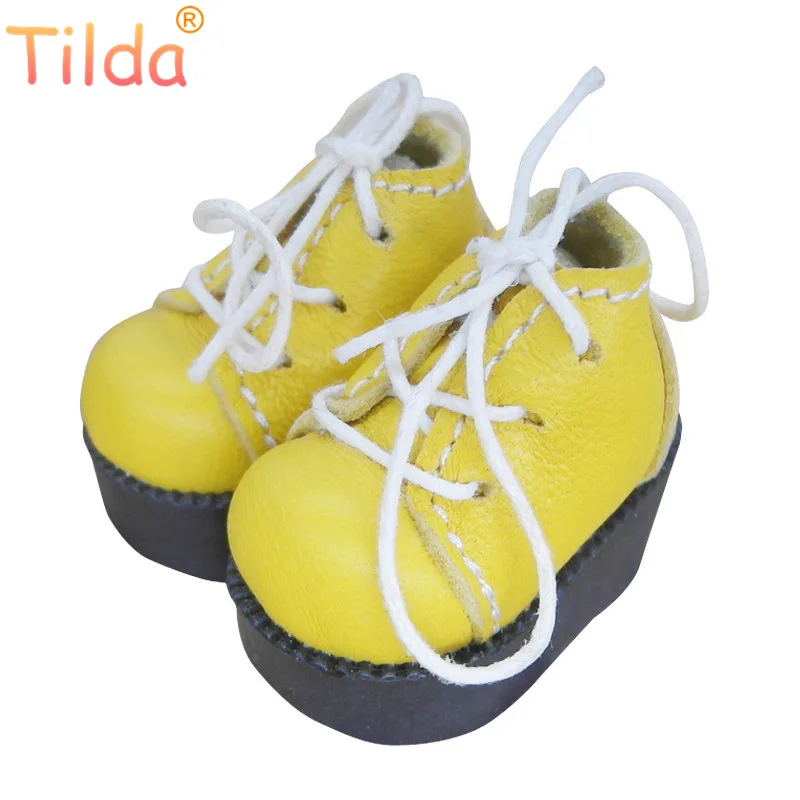 Тильда 1/6 кукла сапоги новая платформа обувь для куклы Blythe Pullip 4 см высокий каблук