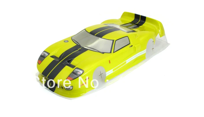 Масштаб 1/10 RC Ford GT нарисованный корпус Sprint2 RS4 TC4 Дрифт желтый/красный/серый для HPI