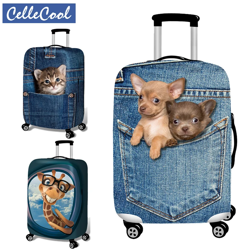 

3D printingTravel Luggage Cover Luggage Protector Suitcase Protective Covers for Trolley Case Trunk Case Apply to 18-30 inch