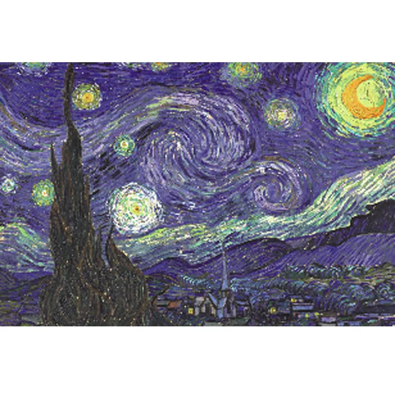 Звездное небо старый мастер флуоресцентная головоломка 1000 штук Серебристые