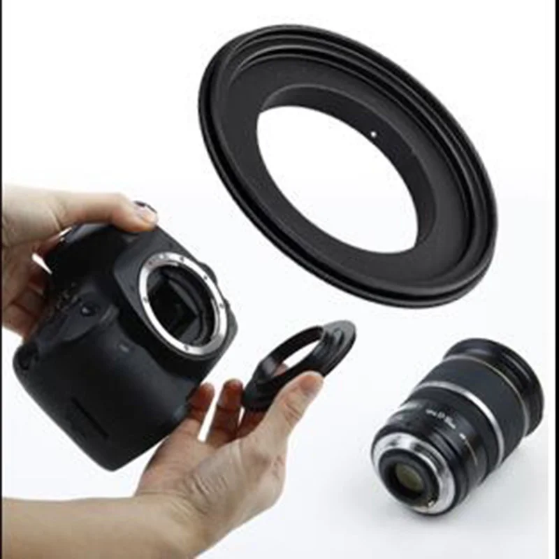 Foleto Макро Обратный объектив адаптер кольцо для фотоаппарата pentax K/PK Mount K20D K100D PK-49 5