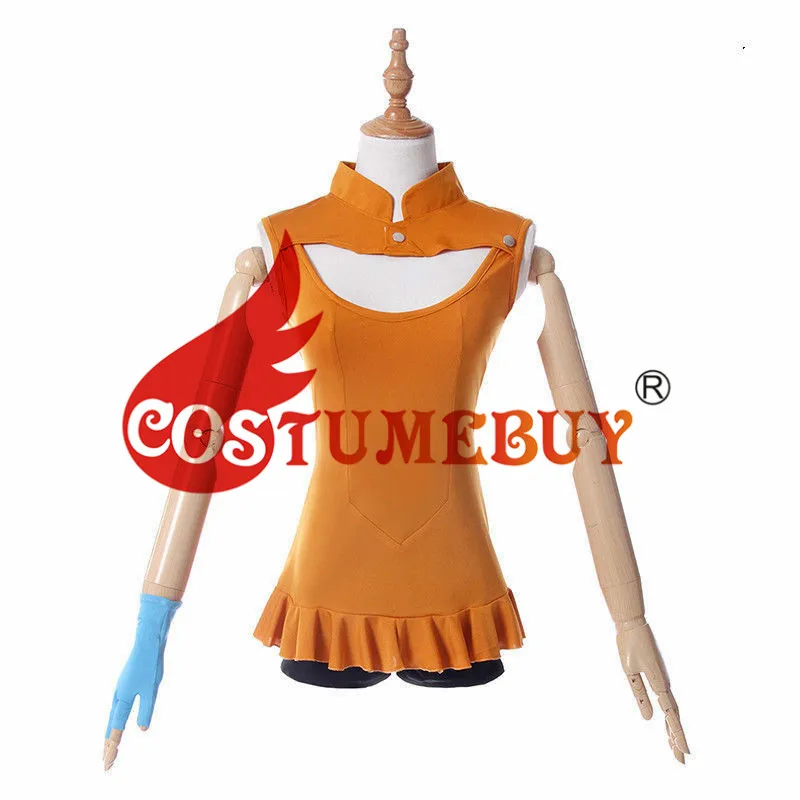 Costumebuy карнавальный костюм в стиле аниме; семь смертных грехов»; Костюмы для косплея Диана Топ и штаны костюм с перчатками Хэллоуин костюм L920