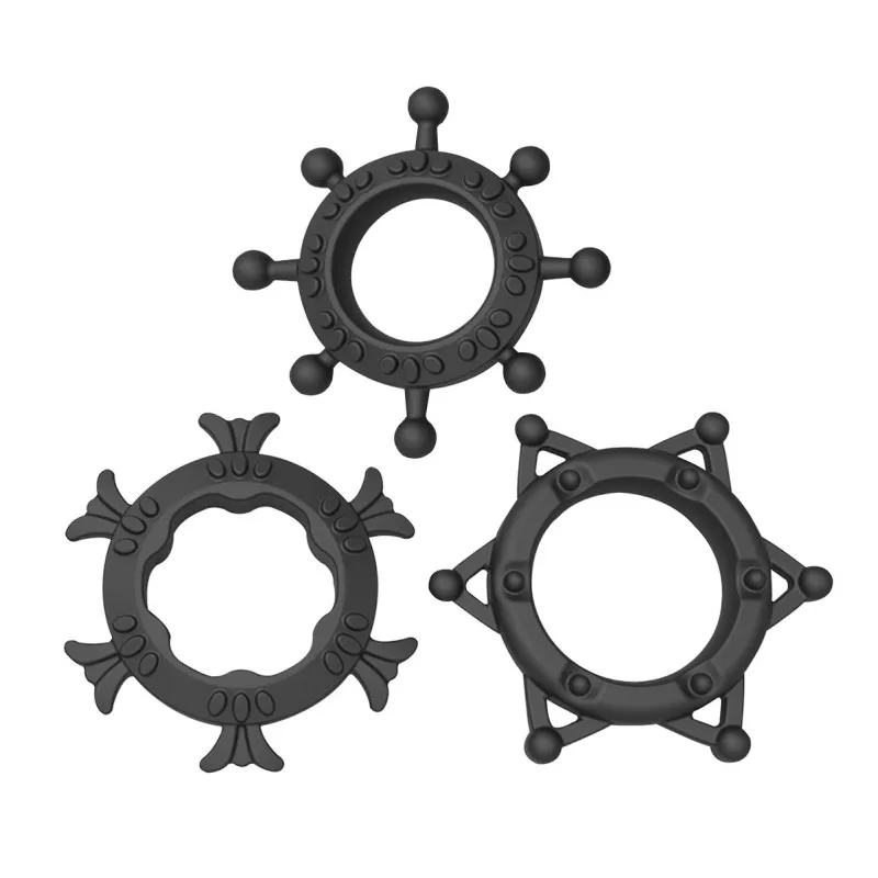 3 шт. мягкое Силиконовое кольцо для пениса Растяжитель эякуляции