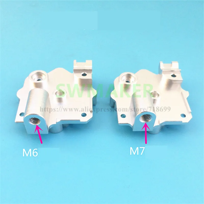 Модернизированный радиатор Titan Aero экструдер V6 hotend 1 75 мм/3 мм титановый прямой M6 M7