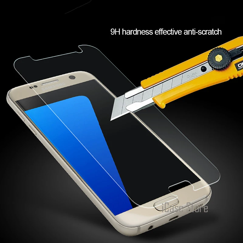 Экран протектор Закаленное Стекло для Samsung Galaxy J5 J7 2015 J1 мини J2 J3 A3 A5 A7 2016 S6 S5 S4 S3 Xcover 3
