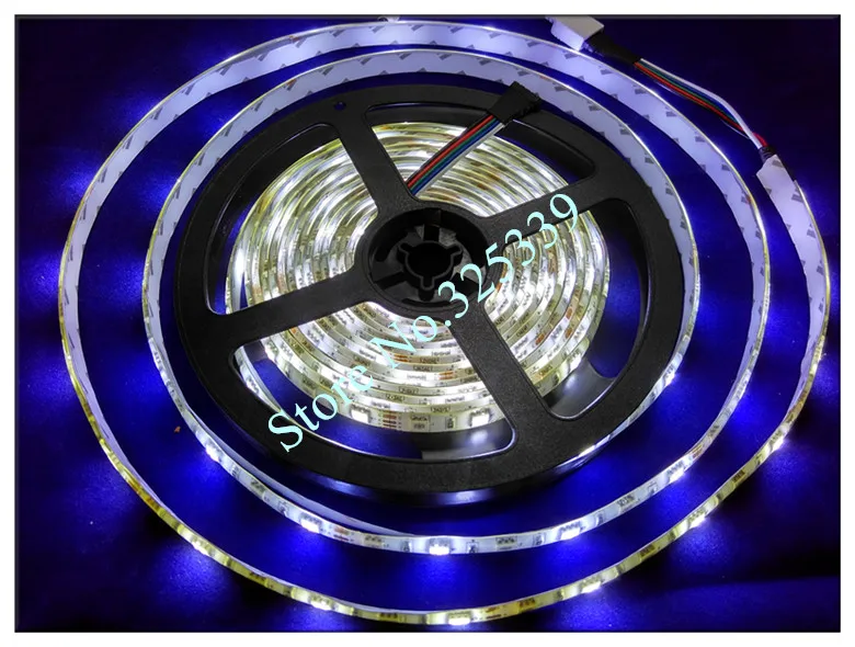 100 комплектов RGBW RGBWW SMD 5050 5 м водонепроницаемая светодиодная лента фонарик RGB+ белая лента+ 40 кнопочный пульт дистанционного управления+ 3A адаптер питания