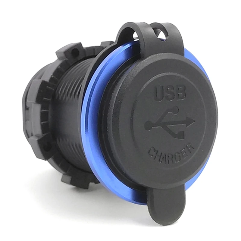 DC 12V 24V 4.2A Мотоцикл лодка автомобиль двойной USB зарядное устройство для мобильного телефона планшета ПК