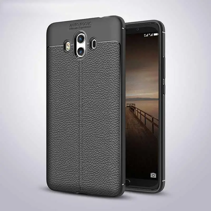 Black Модный противоударный мягкий чехол Mokoemi с рисунком личи 5," для huawei mate 10, чехол для huawei mate 10 Pro, чехол для телефона - Цвет: Black