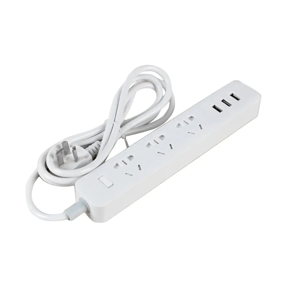 New Version Smart Adapter With 3 USB Charging Ports For Phone Computer Portable Platooninsert 6 Plug Socket | Обустройство дома