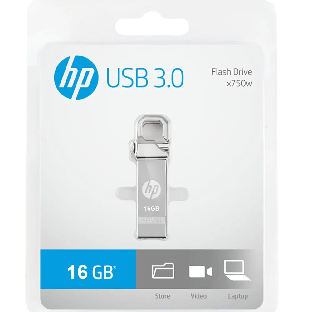 Флэш диск HP 16 ГБ флеш накопитель X750W USB3.0 металлический usb на заказ DIY логотип