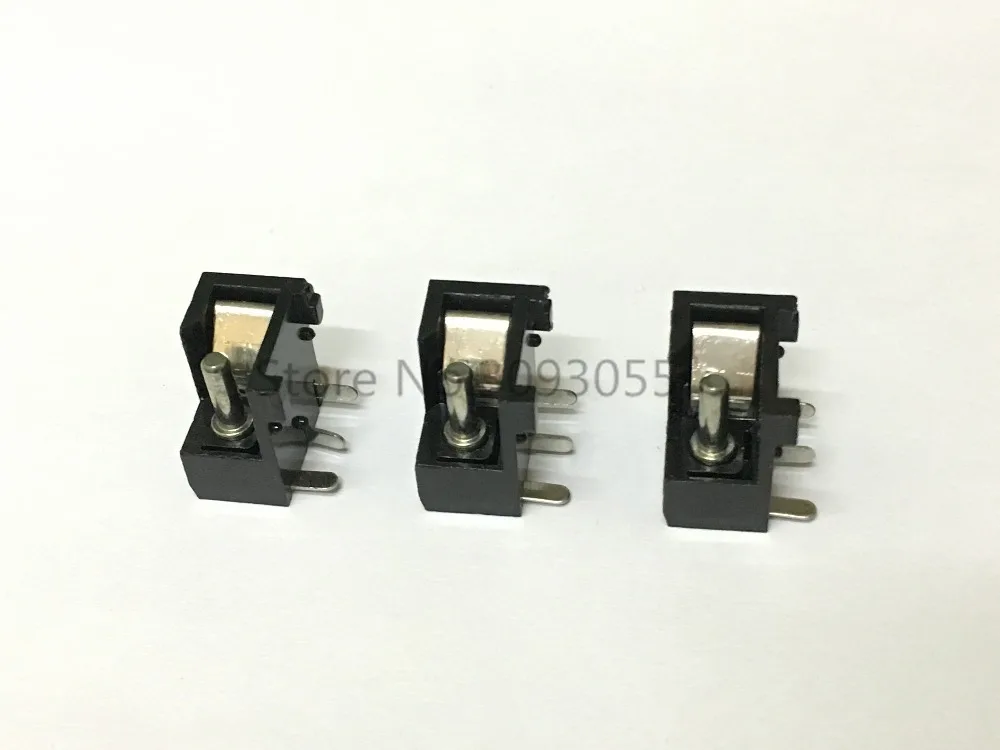 10 шт./лот DC-004 черный и белый DC разъем питания DC005 5 5*2 1 мм 2 розетка круглая игла |