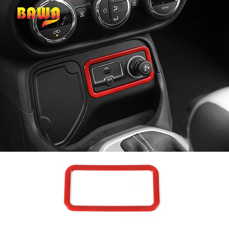 

Внутренние молдинги BAWA для Jeep Renegade 2016-2017, оболочка из АБС-пластика для сигар, аксессуары для jeep renegade