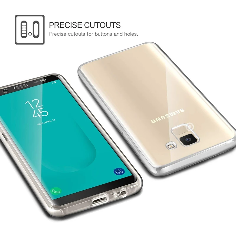 Ultra-thin 360 Full Body Phone Case for Samsung A3 A5 A7 2016 J3 J5 J7 2017 Grand Prime S6 S7 Edge S8 S9 Plus S10 Lite Fundas | Мобильные