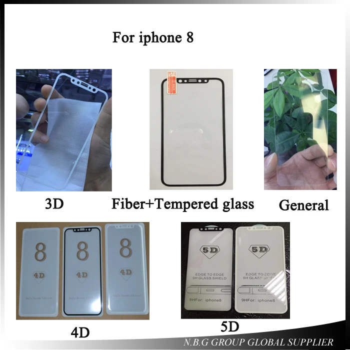 10 шт./лот Защита экрана для iPhone X полное покрытие 3D/4D/5D изогнутые края прозрачная