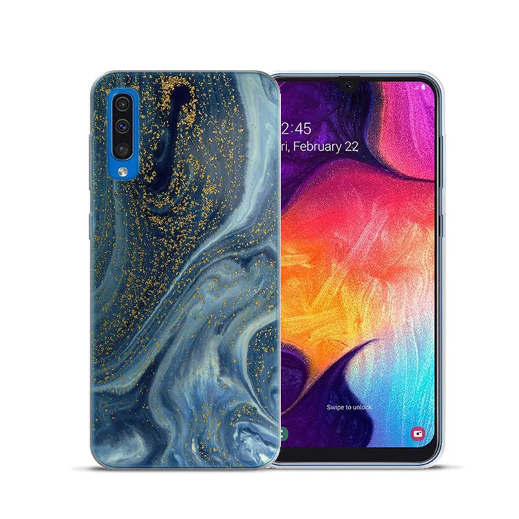 1 Мрамор в виде геометрических фигур мягкий чехол для Samsung Galaxy A3 A5 A7 A6 плюс A8 плюс A7 A9 A10 A20 A30 A40 A50 A60 A70 A80 - Цвет: 1
