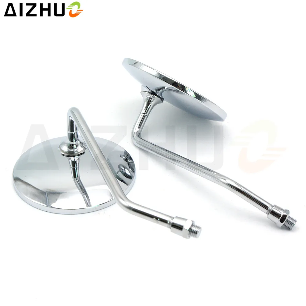 Motorcycle Rearview Mirror 8/10 Mm Universal Cafe Racer Side For Suzuki DRZ 400 BANDIT GS500 M109R SV650 Honda Yamaha | Автомобили и