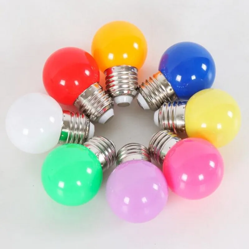Светодиодный лампа bomlillas E27 B22 красочные лампада ампулы RGB светодиодный Потолочные светильники SMD 2835 фонарик 220V G45 шариковые лампы домашний декор