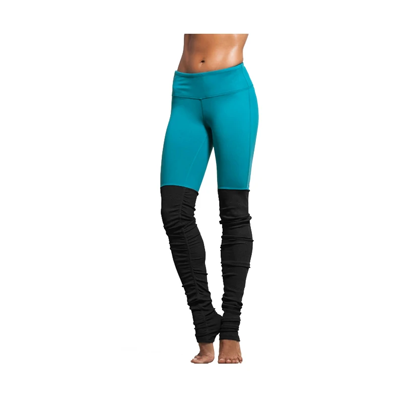 2018 новые богини гофрированные Леггинсы Высокая талия дышащие Для Йоги