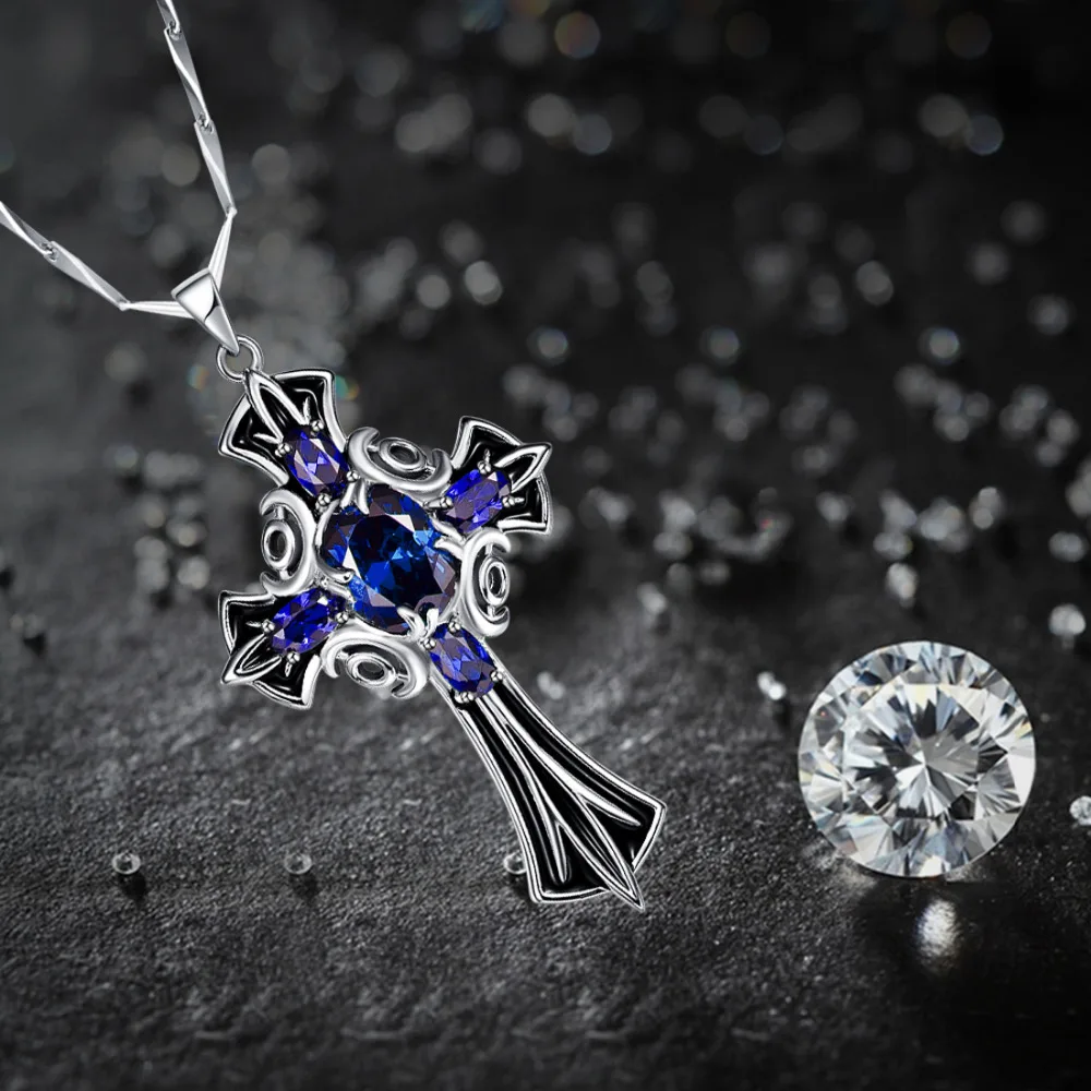 Jrose 7.7ct 925 серебро рыцарь щит крест обувь для мужчин и женщин кулон подарочной коробке Роскошные ювелирные изделия оптом, не цепь