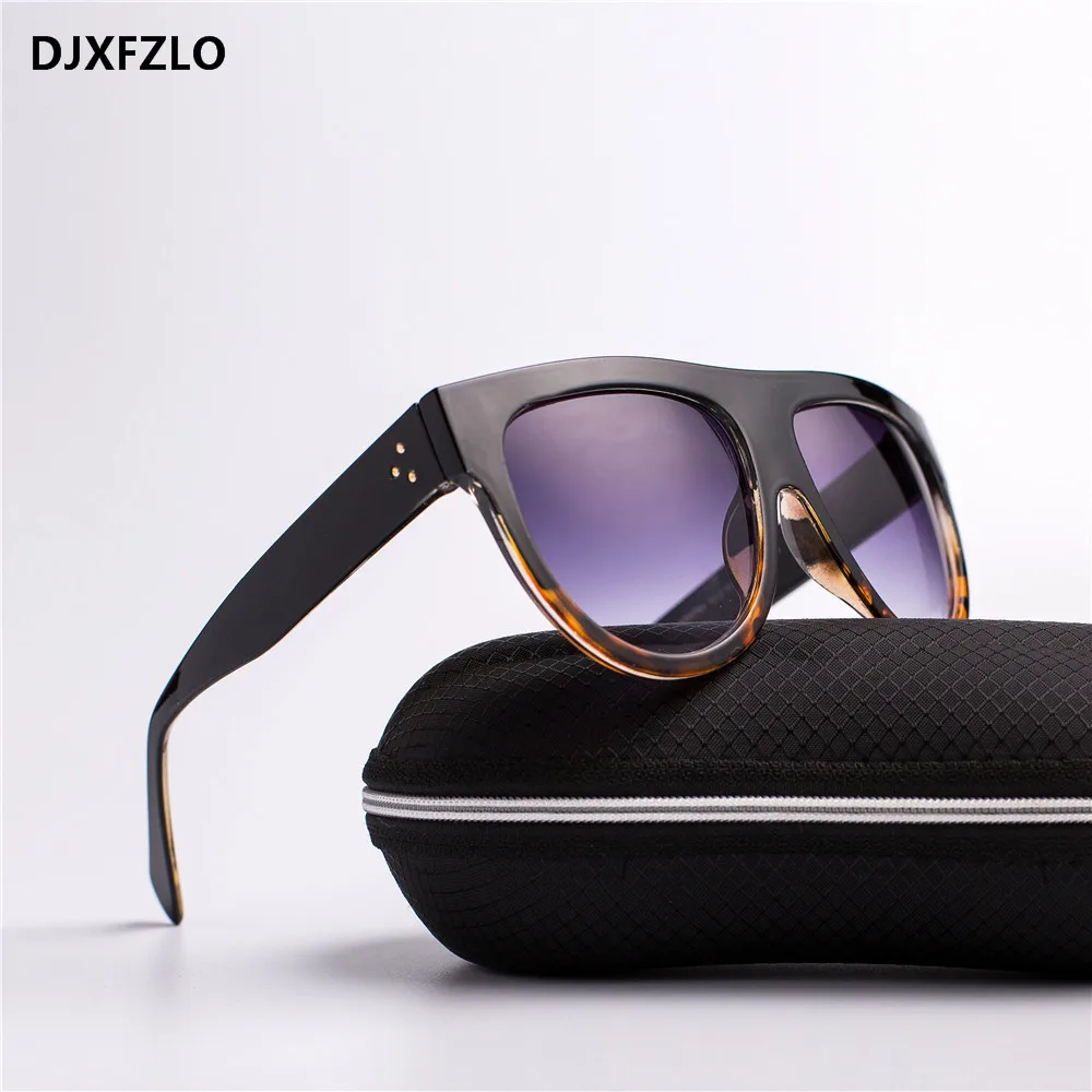 DJXFZLO Gafas Модные женские солнцезащитные очки Брендовые дизайнерские Роскошные Винтажные Солнцезащитные очки большая полная оправа очки женские очки