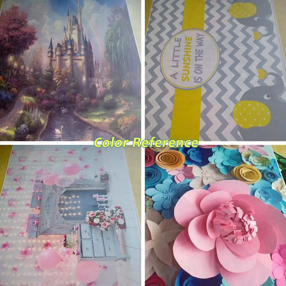 Laeacco Happy Birthday Flamingo Flower Stripe Scene Photography Backgrounds Customized Photographic Backdrops For Photo Studio |