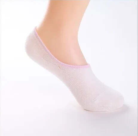 Носки-невидимки женские из бамбука повседневные лоферы Мокасины носки без шоу