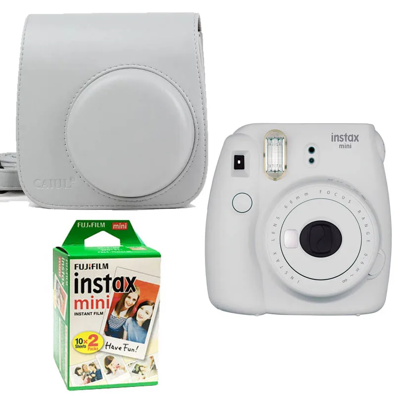 Цифровая Камера Fujifilm Instax Mini 9 мгновенная печать двойной пакет пленка фотобумага и