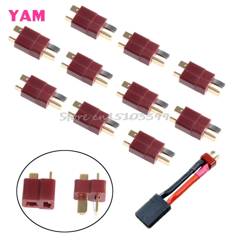 10Pairs 20Pcs T Plug Male &amp Female Deans Connectors Style For RC LiPo Battery G08 Whosale&ampDropShip | Обустройство дома