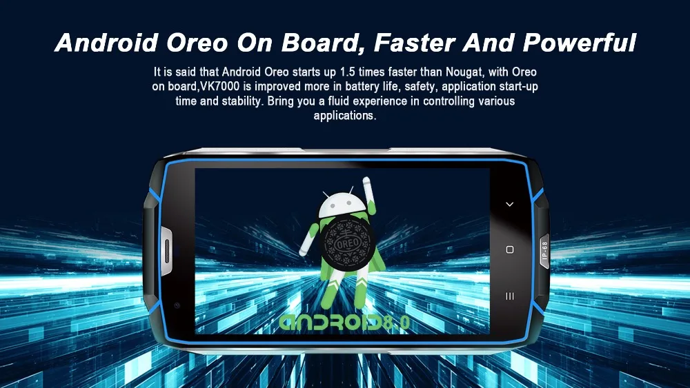 Vkworld VK7000 Android 8 0 Беспроводной зарядки мобильный телефон 5 2 Inch 4 GB Оперативная