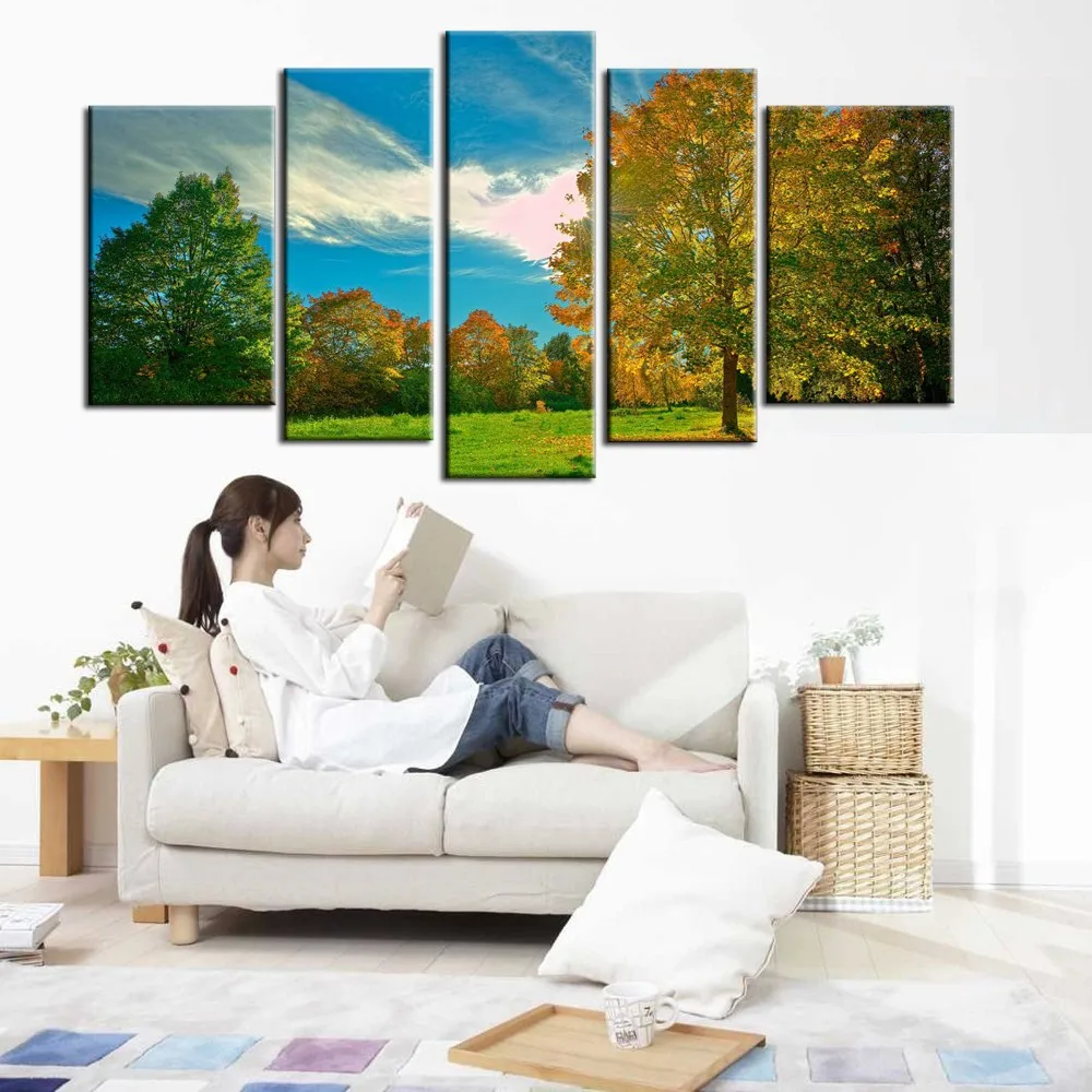

Home decor simulation oil painting on the canvas print landscape pictures Canvas Painting DM1609802