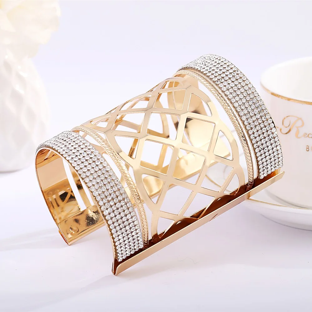 Новое поступление 2019 круглые большие браслеты-манжеты Преувеличенные