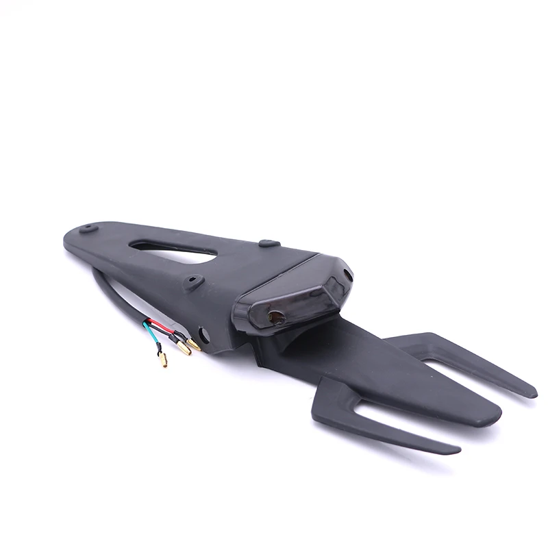 DC 12V Motorcycle 5W LED Tail Light Moto Scooter Retro Black Back Fender Rear Lights Motor Fenders Vintage Brake Stop led | Автомобили и