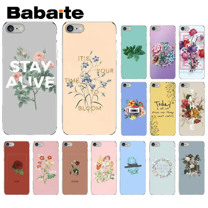 Babaite Арт цветы новейший принт клиента высокое качество чехол для телефона iPhone 5 5Sx