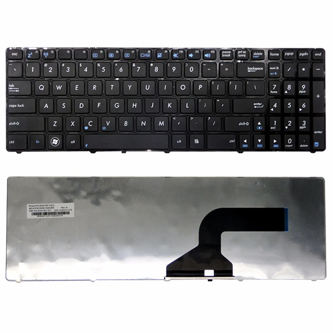 1 шт. Замена черная клавиатура для ноутбука для ASUS K53 K53E K53S K53U K53Z K53BY серии pohiks