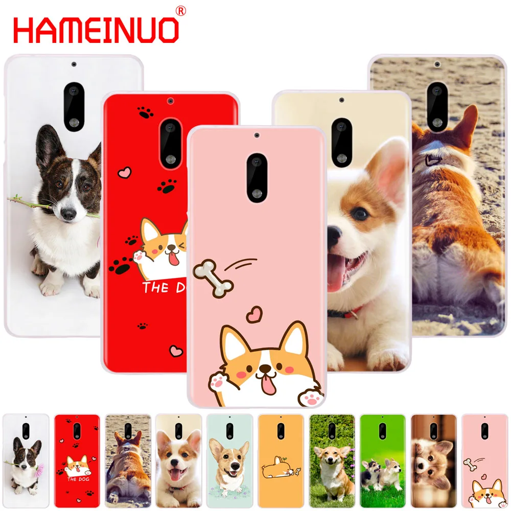 HAMEINUO Corgi dog милый мультяшный чехол для телефона Nokia 9 8 7 6 5 3 Lumia 630 640 640XL 2018|Бамперы| |