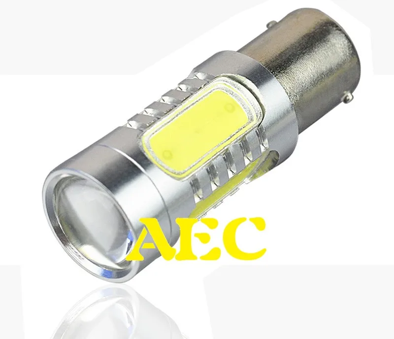 2шт BAY15D P21/5W 1157 COB 7 5 W Светодиодный лампа &quotОрлиный глаз&quot лампочка стоп-сигнал
