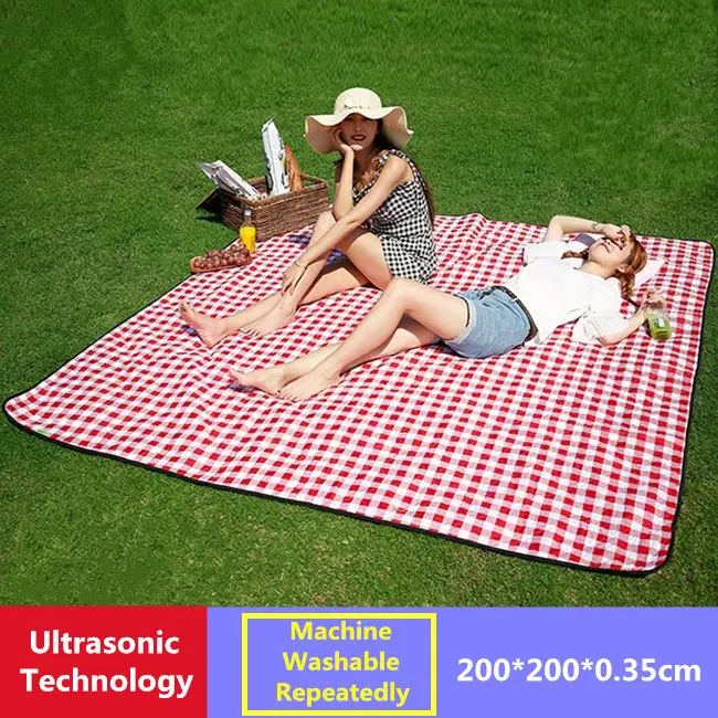 3-Machine Washable Машинная стирка, 200*200 см, коврик для кемпинга, коврик для пикника, коврик для пляжной палатки, одеяло, детский плед, детский коврик, влагостойкий коврик - Цвет: 3-Machine Washable