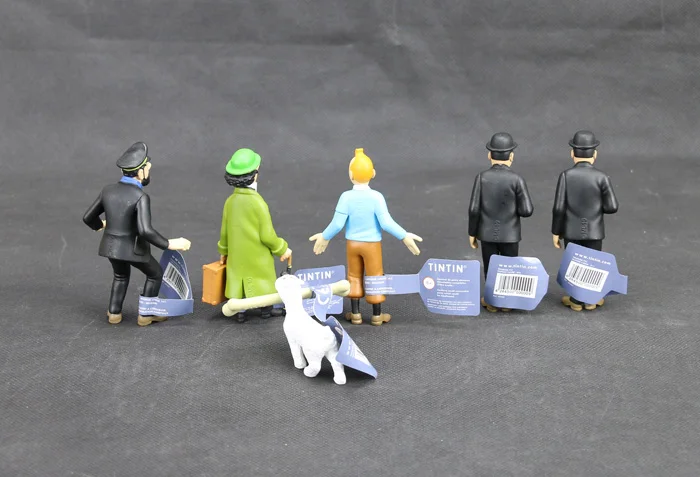 6 шт. Приключения Тинтина Дюпон дюпруд Профессиональный Пикник Herge Les Aventures de Tintin et