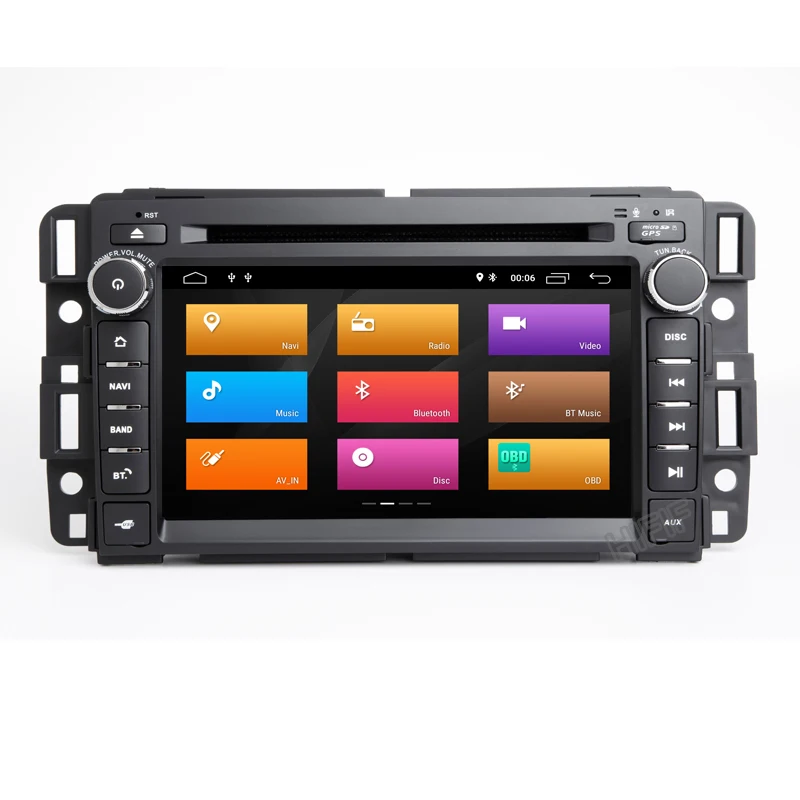 Автомобильный мультимедийный плеер Android 10 IPS 8Core 4G RAM автомобильный DVD GPS для GMC