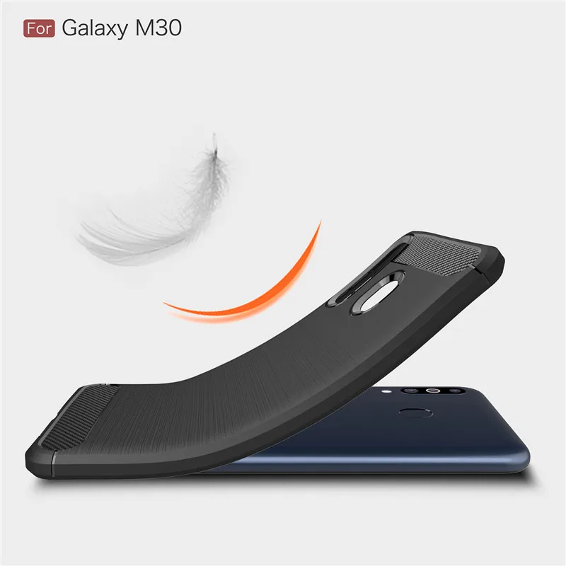 Мягкие силиконовые ТПУ чехлы для samsung Galaxy M30 чехол противоударное покрытие