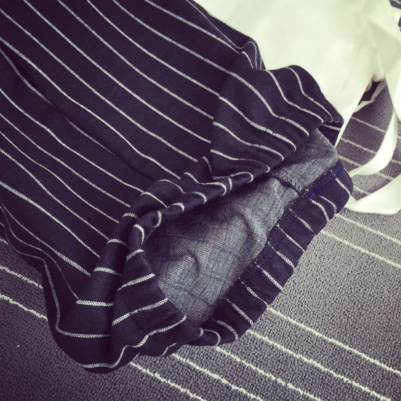 Женские леггинсы с вертикальными полосками BIVIGAOS повседневные хлопковые