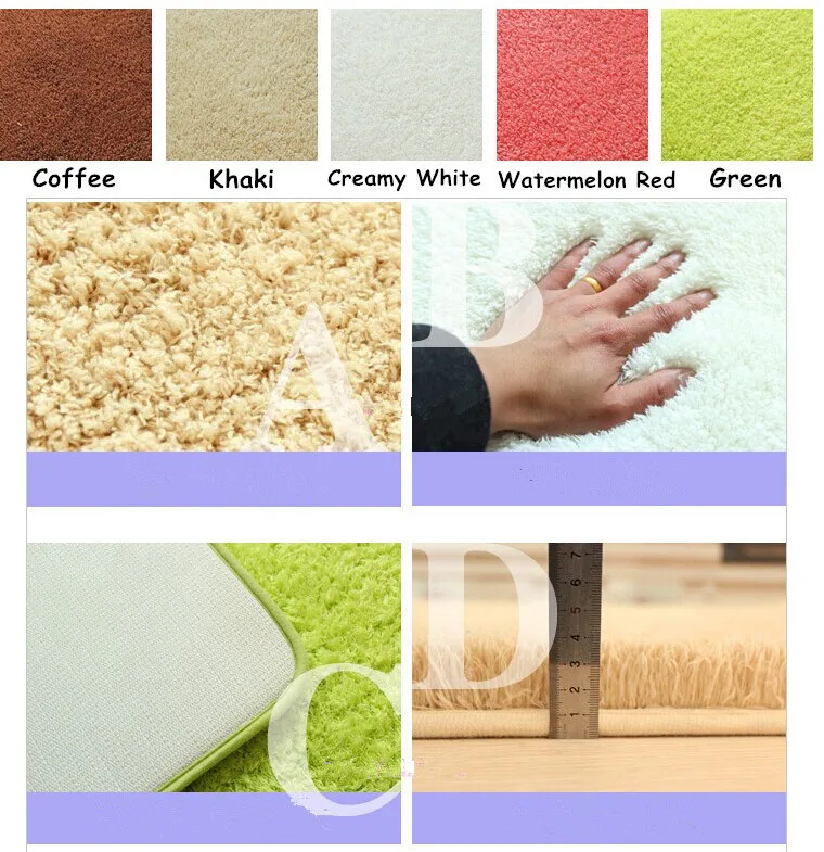 NiceRug Бесплатная доставка твердый арбузный Красный Овальный мягкий пушистый