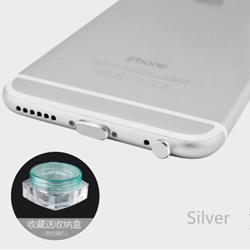 Один комплект серьги и кулон &quotпылезащитные заглушки для iPhone 8 зарядки