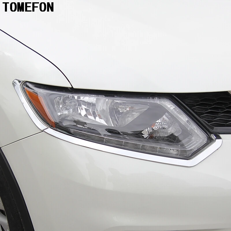 Для Nissan X Trail Rogue T32 2014 2015 2016 фары крышка для бровей передние отделка ABS хром