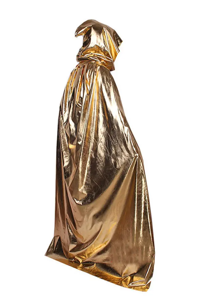 Для взрослых и детей волшебник ведьма плащ Косплэй костюм накидка с капюшоном на